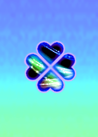 元祖幸運クローバーブルーパープル