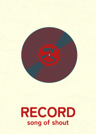 RECORD_shout Blue -conar