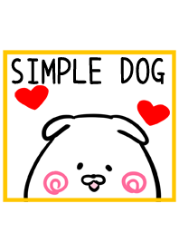 シンプルないぬイラストの着せ替え01
