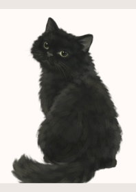 Black Cat Soft Beige