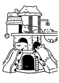 Sixmonhip 貓咪塔遊樂場