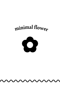 Minimal Flower - White