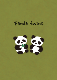 パンダの赤ちゃん（双子）
