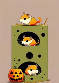 Halloween Hamster c03792