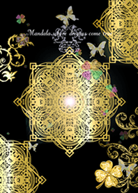 夢が叶う曼荼羅 Black Gold