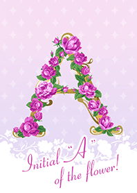 Initial "A" of the flower!