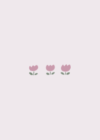 Simple tulip/dusky pink
