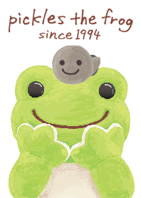 pickles the frog puffy green