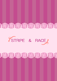 Stripe & race Pink