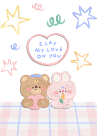 i lay my love on you! (white)