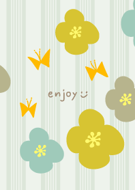 Flowers blooming butterflies29 Japan