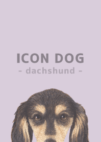 ICON DOG - dachshund - PASTEL PL/11