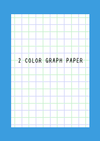 2 COLOR GRAPH PAPER/GREEN&PUR/BLUE/YEL