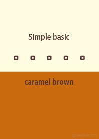Simple basic caramel brown