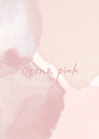 Adult pink fashionable watercolor