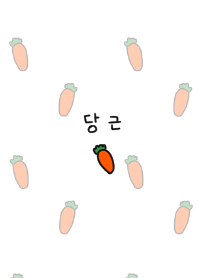 After All I Like Korea Carrot Pattern Line Theme Line Store