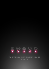 RASPBERRY RED BLACK LIGHT ICON THEME