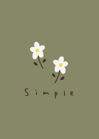 大人なお花とピスタチオグリーン。