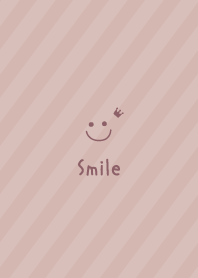 Smile Crown =Dullness Pink= Stripe2