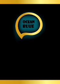 Ocean Blue Gold Black Theme (JP)