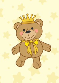 Crown teddy bear