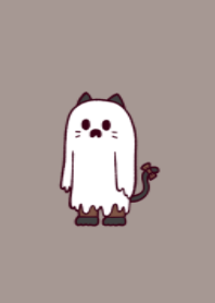 Ghost black cat.(dusty colors12)