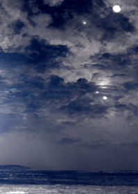 夜の月 月の海 #DkC0_22。