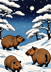 Ukiyo-e - Capybara 3A5E83