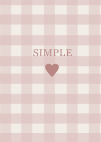 SIMPLE HEART :)check beigepink
