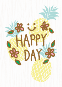 Pineapple grain background - smile11-