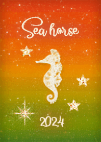 2024 seahorse golden color [Luck up]