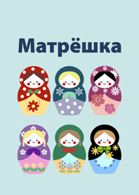 Matryoshka With flowers