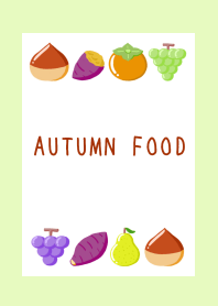 AUTUMN FOOD Theme-YELLOW GREENj
