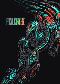 Peacock feathers