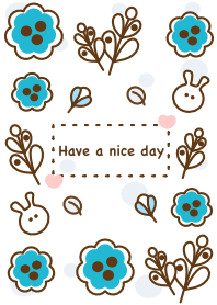Blue sky flowers 2