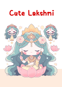 Cute Lakshmi with devotee 1