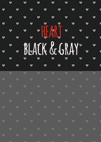 BLACK & GRAY (HEART)