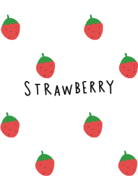 Full of strawberries.white.