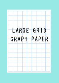 LARGE GRID GRAPH PAPER-BLUE GREENj