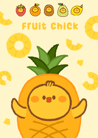 fruit chick - pineapple 2023 LET'S DRAW