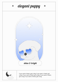 elegant puppy