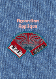 Accordion Applique Red 24