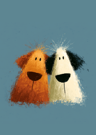 Teal & Terracotta Texture Art