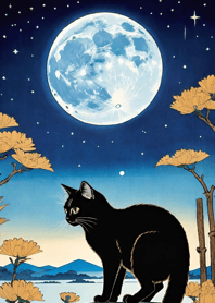 Cat under the Moon 633432