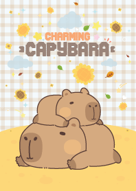 คาปิบารา น่าเอ็นดู - ทานตะวัน