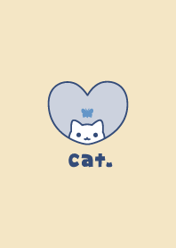 Cat Butterfly - Navy