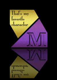 Good fortune Initials 11 "M"