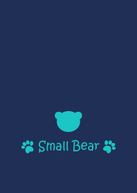 Small Bear *Navy+Turquoise*