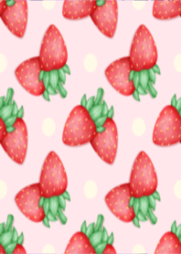 Strawberry pattern cute