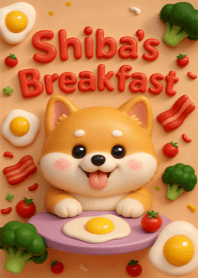Shiba's Breakfast.
